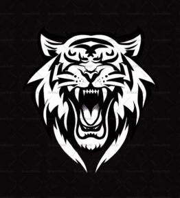 Brüllender Tiger